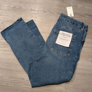 Good American Blue Straight Jeans Classic Fit